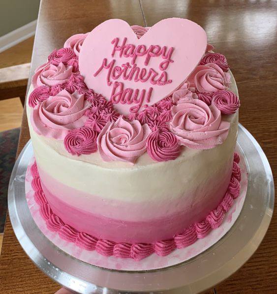 کیک روز مادر با خامه