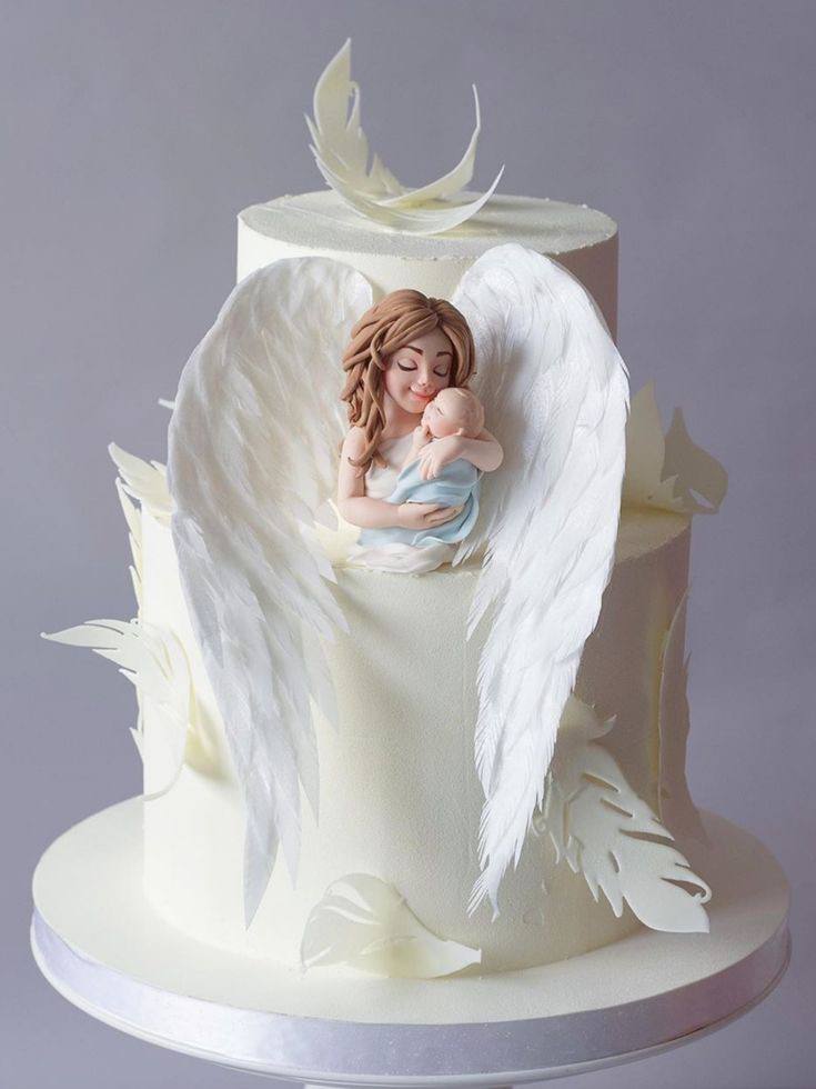 نماد فرشته و بال برای کیک روز زن