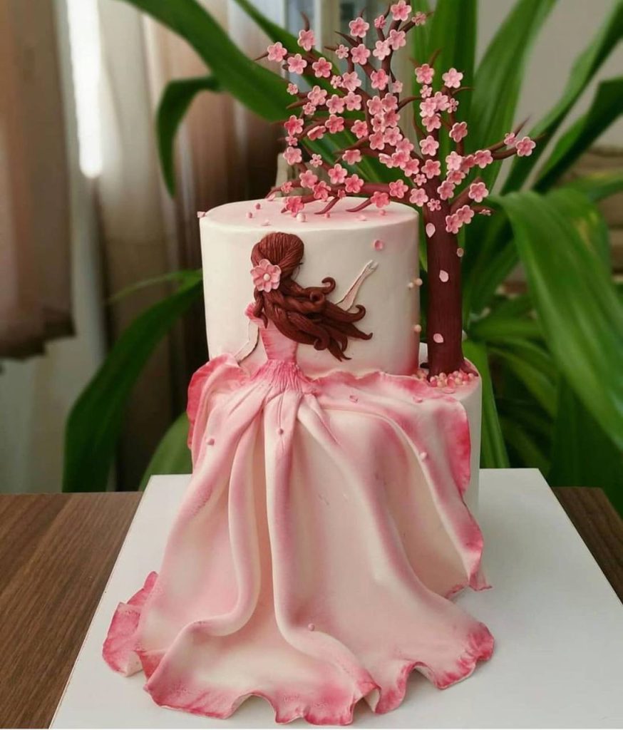 طرح لاکچری و پرنسسی برای کیک روز دختر