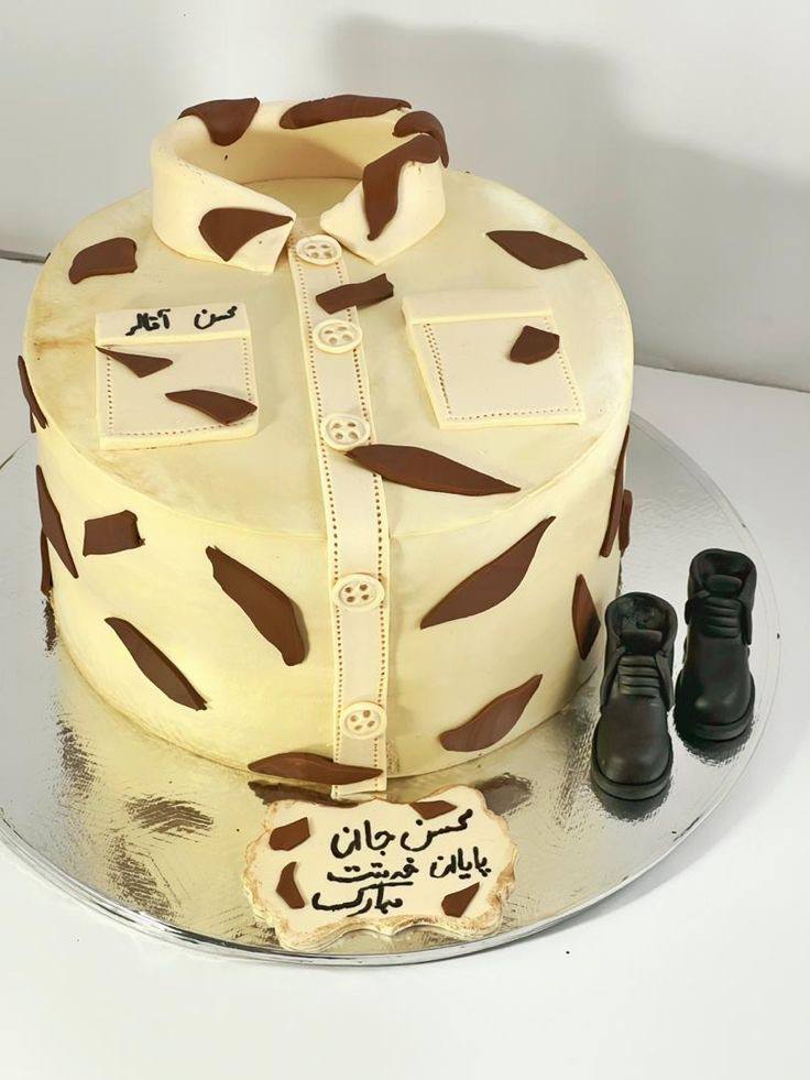 کیک پایان خدمت سربازی سپاه
